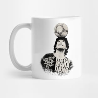 Texture Art of Diego Maradona Mug